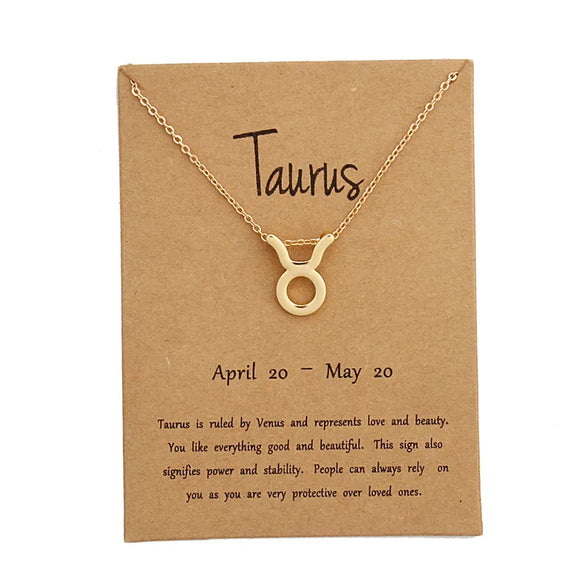 1 Piece Simple Style Constellation Alloy Plating Women'S Necklace