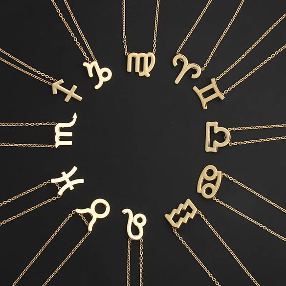 1 Piece Simple Style Constellation Alloy Plating Women'S Necklace