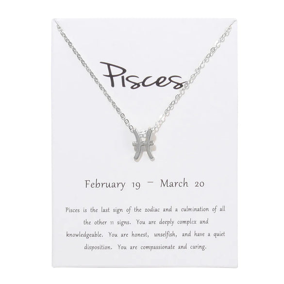 1 Piece Simple Style Constellation Alloy Plating Women'S Necklace