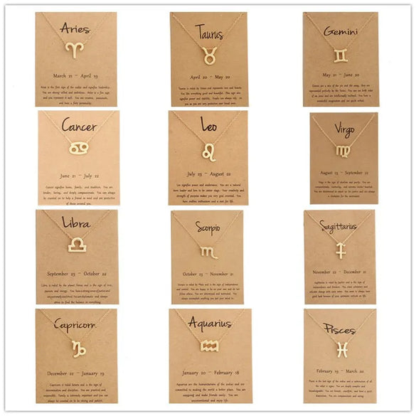 1 Piece Simple Style Constellation Alloy Plating Women'S Necklace