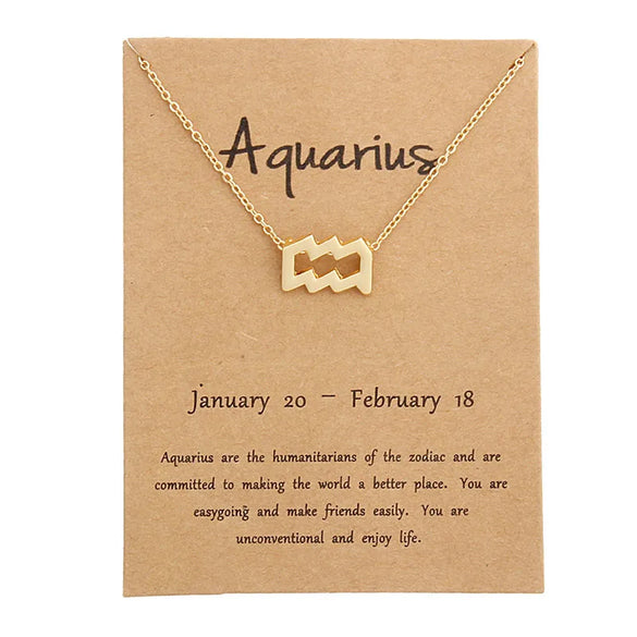 1 Piece Simple Style Constellation Alloy Plating Women'S Necklace