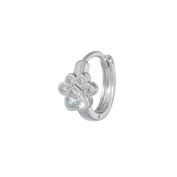 1 Piece Simple Style Geometric Plating Inlay Brass Zircon 18k Gold Plated Silver Plated Earrings