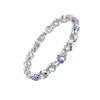 1 Piece Simple Style Heart Shape Alloy Plating Inlay Zircon Women'S Bracelets