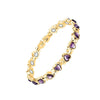 1 Piece Simple Style Heart Shape Alloy Plating Inlay Zircon Women'S Bracelets