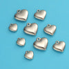 1 Piece Stainless Steel 18K Gold Plated Customization Laser Engraving Heart Shape Pendant