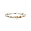 1 Piece Simple Style Round Natural Stone Beaded Bracelets