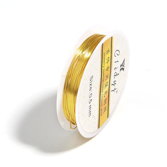 1 Piece Simple Style Solid Color Copper Plating Silk Thread Jewelry Accessories