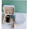 Simple Style Solid Color Leather Jewelry Boxes