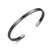 Simple Style Solid Color Stainless Steel 18K Gold Plated Bangle In Bulk