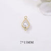 1 Piece Simple Style Water Droplets Copper Plating Inlay Pendant Jewelry Accessories