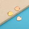 1 Piece Stainless Steel Customization Laser Engraving Heart Shape Pendant