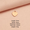 1 Piece Stainless Steel Customization Laser Engraving Heart Shape Pendant