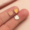 1 Piece Stainless Steel Customization Laser Engraving Heart Shape Pendant