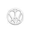 1 Piece Stainless Steel Leaf Flower Polished Pendant