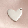 1 Piece Stainless Steel None 18K Gold Plated Heart Shape