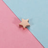 1 Piece Stainless Steel 18K Gold Plated Pentagram Customization Laser Engraving DIY Jewelry Accessories Beads
