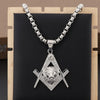1 Piece Stainless Steel Rhinestones Plating Inlay Pendant Chain