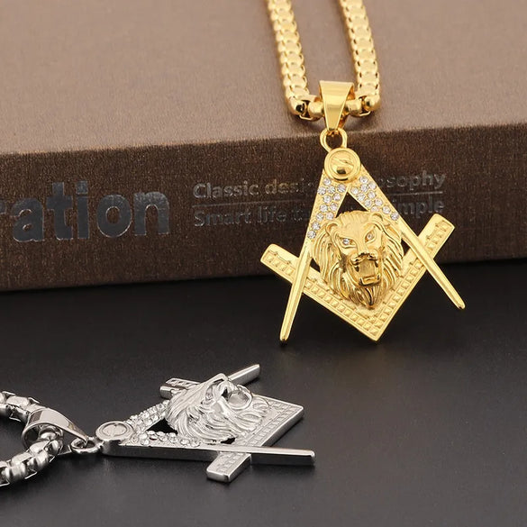 1 Piece Stainless Steel Rhinestones Plating Inlay Pendant Chain