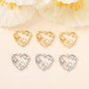 1 Piece Sweet Simple Style Star Moon Heart Shape Metal Plating Inlay Pendant Jewelry Accessories
