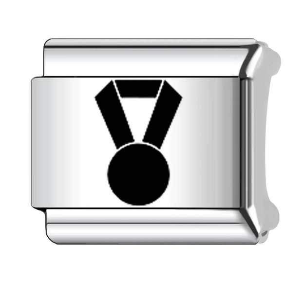 1 Piece Titanium Steel Copper Color Block Beads