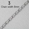 1 Piece Titanium Steel Jewelry Accessories Chain