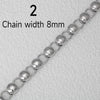 1 Piece Titanium Steel Jewelry Accessories Chain