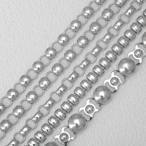 1 Piece Titanium Steel Jewelry Accessories Chain