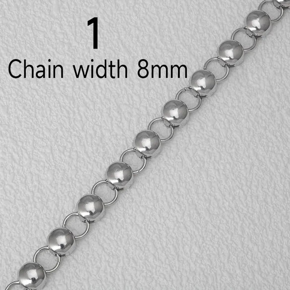 1 Piece Titanium Steel Jewelry Accessories Chain