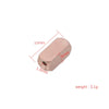 1 Piece Titanium Steel 18K Gold Plated Customization Laser Engraving Solid Color Beads