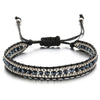 1 Piece Vacation Color Block Artificial Crystal Alloy Rope Unisex Bracelets
