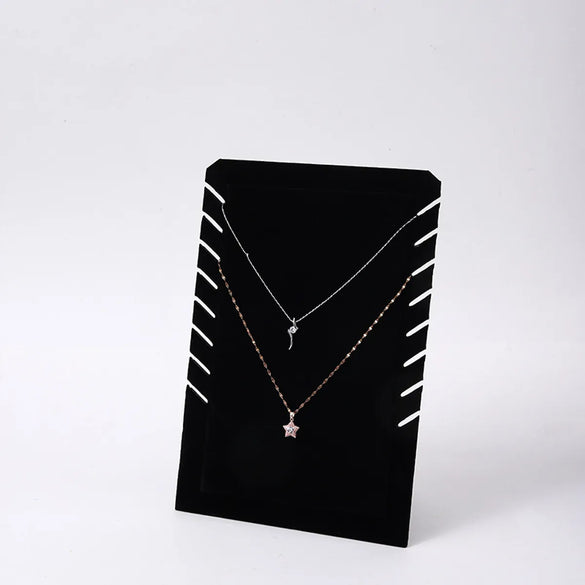 1 Piece Velvet Nordic Style Solid Color Jewelry Rack