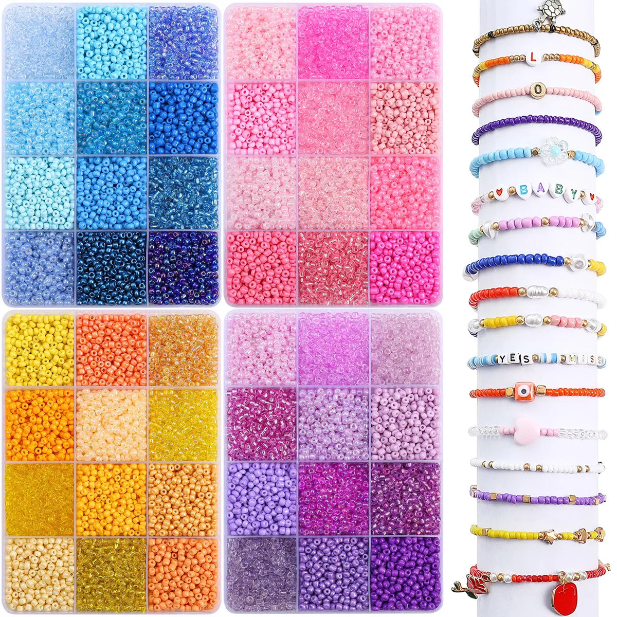 1 Set Arylic Solid Color Beads – GoodDiy