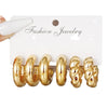 1 Set Elegant Simple Style Geometric Plating Zinc Alloy Earrings