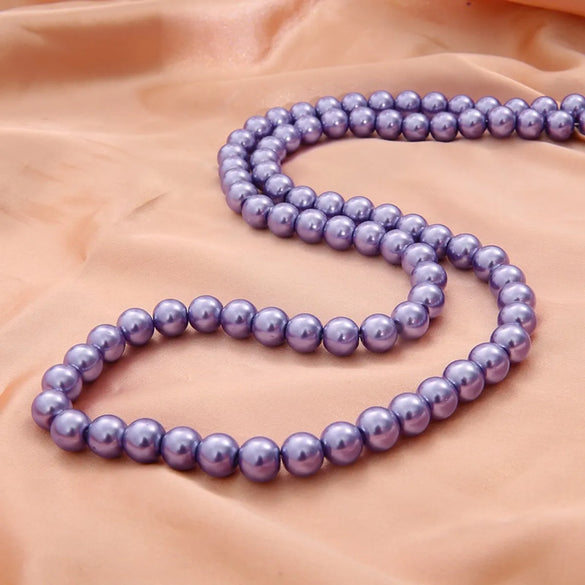 1 Set Diameter 4mm Diameter 6 Mm Diameter 8mm Glass Solid Color Beads