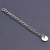 10 PCS/Package 6*60mm 304 Stainless Steel Geometric Polished Extension Chain