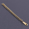 10 PCS/Package 6*60mm 304 Stainless Steel Geometric Polished Extension Chain