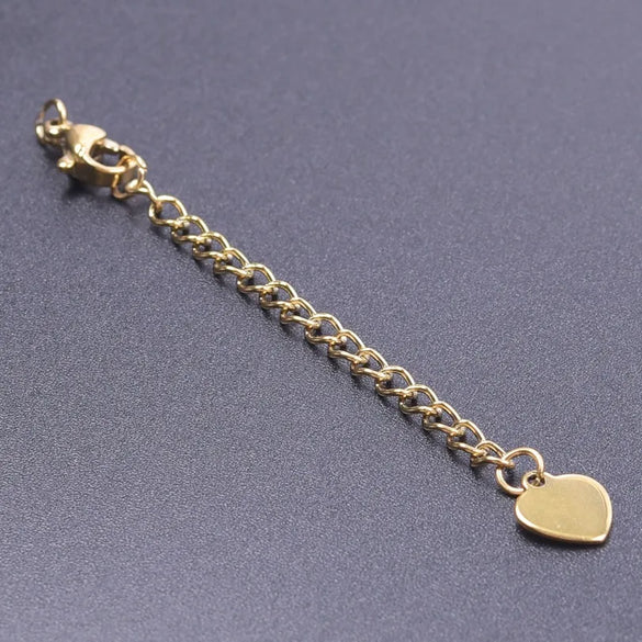 10 PCS/Package 6*60mm 304 Stainless Steel Geometric Polished Extension Chain