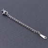 10 PCS/Package 6*60mm 304 Stainless Steel Geometric Polished Extension Chain