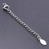 10 PCS/Package 6*60mm 304 Stainless Steel Geometric Polished Extension Chain