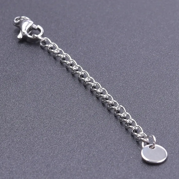 10 PCS/Package 6*60mm 304 Stainless Steel Geometric Polished Extension Chain