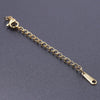 10 PCS/Package 6*60mm 304 Stainless Steel Geometric Polished Extension Chain