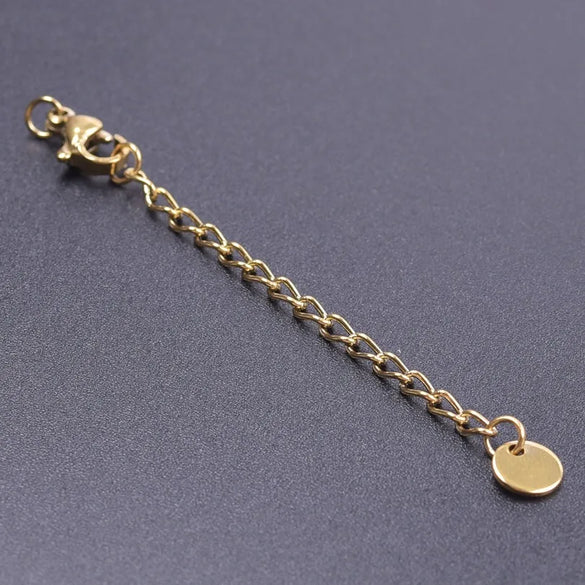 10 PCS/Package 6*60mm 304 Stainless Steel Geometric Polished Extension Chain