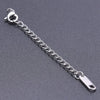 10 PCS/Package 6*60mm 304 Stainless Steel Geometric Polished Extension Chain