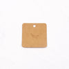 100 Blank Kraft Paper Earrings Earrings Card Bracelet Necklace Hairpin Jewelry Packaging Card Spot Wholesale