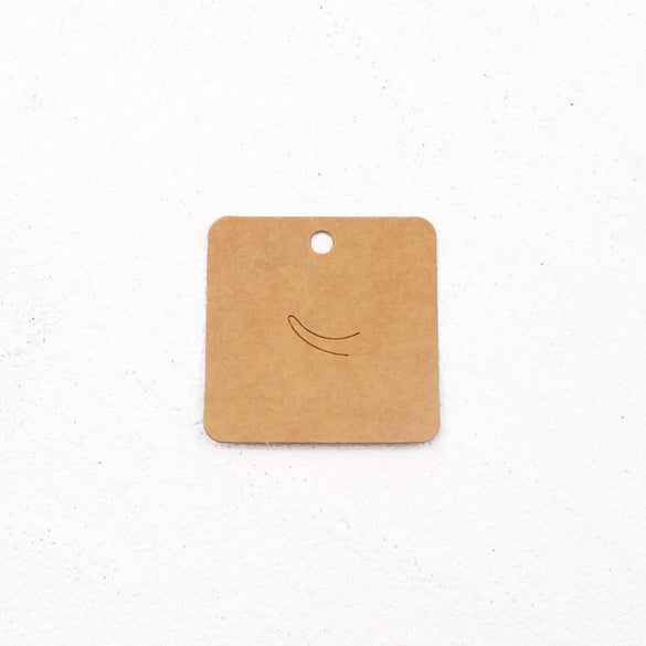 100 Blank Kraft Paper Earrings Earrings Card Bracelet Necklace Hairpin Jewelry Packaging Card Spot Wholesale