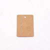 100 Blank Kraft Paper Earrings Earrings Card Bracelet Necklace Hairpin Jewelry Packaging Card Spot Wholesale