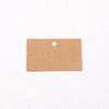 100 Blank Kraft Paper Earrings Earrings Card Bracelet Necklace Hairpin Jewelry Packaging Card Spot Wholesale