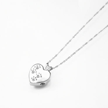 Casual Elegant Simple Style Heart Shape Titanium Steel Epoxy Pendant Necklace