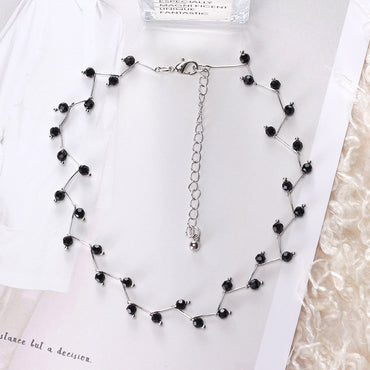 Pearl Clavicle Chain Women's Neck Strap Simple Short Necklace
