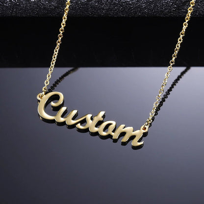Personalized Gold Name Necklace Custom